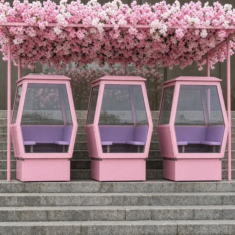 花下缆车