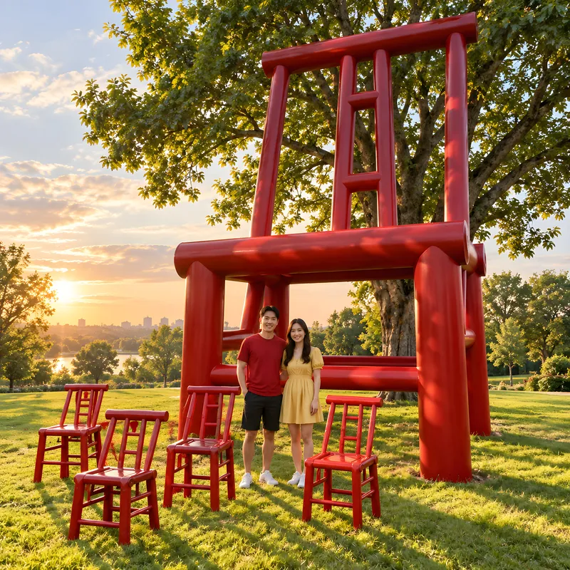 The giant chair — One giant chair, and everyone is a child again.